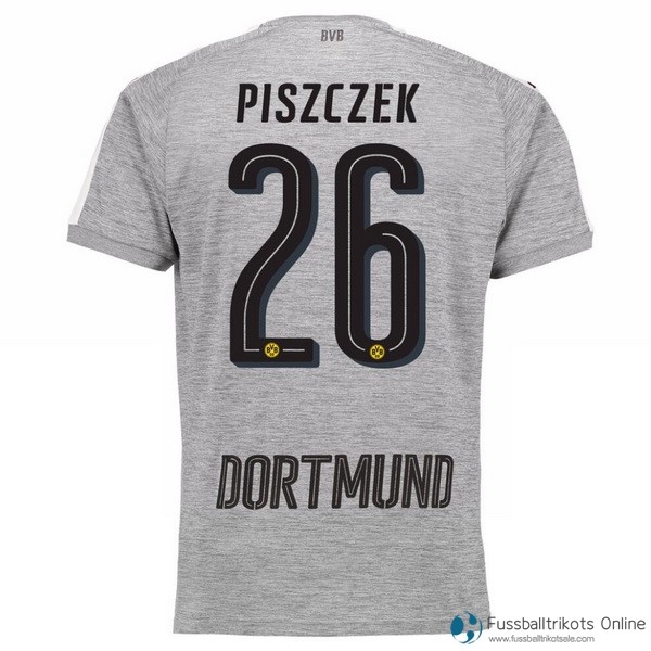 Borussia Dortmund Trikot Ausweich Piszczek 2017-18 Fussballtrikots Günstig
